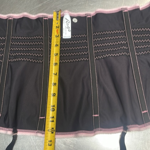 Rago Style 721 | Satin and Lace Waist Trainer / Cincher Medium Shaping L/30 - Picture 8 of 13